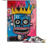 Rompecabezas de 1000 Piezas para Adultos, Estilo Basquiat, con Calavera, Juego Decorativo para Hacer uno Mismo, Juguete Interactivo Familiar tamaño 50x75cm