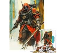 Rompecabezas de 1000 Piezas para Adultos Estilo Cyberpunk Ninja Educativo desafiante difícil Relajante Apto para Mayores de 14 años (38x52cm)