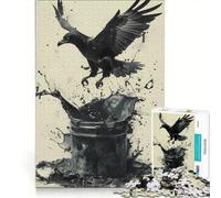 Rompecabezas de 1000 Piezas para Adultos Estilo Eagle Ink, decoración de Pared de Juguete, Actividades Divertidas para el hogar, cumpleaños y Navidad 50x75cm