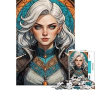 Rompecabezas de 1000 Piezas para Adultos Estilo Elegancia Mística Rompecabezas para Adolescentes Juego de ingenio una Obra de Arte Juego desafiante Regalos (tamaño 38x26cm)