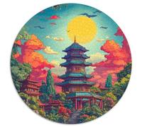 Rompecabezas de 1000 Piezas para Adultos, Estilo japonés, Adolescentes, Ideal para Reducir el estrés, Genial para la Familia (67,5x67,5cm)