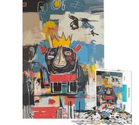 Rompecabezas de 1000 Piezas para Adultos Estilo Pop Art con diseño Abstracto de Rhino King Un desafío Educativo Que fomenta el análisis y la lógica Juguete Educativo para Mayores de 14 años Juego