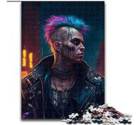 Rompecabezas de 1000 Piezas para Adultos, Estilo Punk Callejero, de Madera, Ideal para cumpleaños, Navidad y Halloween, 50x75cm, decoración DIY, Regalos navideños Que desafían el Cerebro
