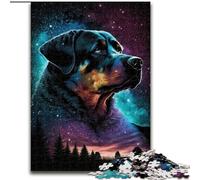 Rompecabezas de 1000 Piezas para Adultos, Estilo Rottweiler, de Madera Regalo Ideal para Ocasiones Especiales 50x75cm Una Divertida Actividad para una Noche de Juegos en Familia