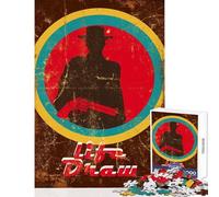 Rompecabezas de 1000 Piezas para Adultos Estilo Western Vintage para Dibujar Figuras Juegos relajantes para Toda la Familia Juguetes antiestrés para Entrenar el Cerebro y Las Manos (38x26cm)