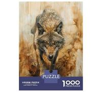 Rompecabezas De 1000 Piezas para Adultos Ethereal Wolf Rompecabezas para Adultos Juegos Divertidos Análisis Y Lógica Oferta como Regalos para Toda La Familia 38x26cm/1000pcs
