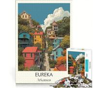Rompecabezas de 1000 Piezas para Adultos, Eureka Springs, Arkansas, Juego Familiar, decoración del hogar, Ideal para Decorar el Escritorio 50x75cm