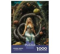 Rompecabezas De 1000 Piezas para Adultos Eve in Eden Garden Fantasy Rompecabezas para Adultos Juguetes DIY Oferta De Regalo De Cumpleaños como Regalos para Toda La Familia 52x38cm/1000pcs