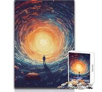 Rompecabezas de 1000 Piezas para Adultos Event Horizon: una Obra de Arte para Regalar en cumpleaños a Partir de 14 años (tamaño 50x75cm)