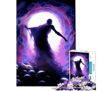 Rompecabezas de 1000 Piezas para Adultos Exilio a través de la luz para Juegos educativos Juguetes de desafío Juegos de ingenio Regalos de cumpleaños (tamaño 38x52cm)