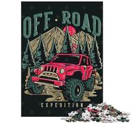 Rompecabezas de 1000 Piezas para Adultos Expedición Todoterreno Rompecabezas para Adolescentes con Corte de precisión Entrena tu Cerebro y Tus Manos Juguetes educativos de Aprendizaje (75x50cm)