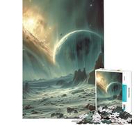 Rompecabezas de 1000 Piezas para Adultos Exploración del Planeta Ayuda a ejercitar el Cerebro Actividades Familiares Juegos educativos Apto para Mayores de 14 años (38x26cm)