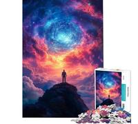 Rompecabezas de 1000 Piezas para Adultos Exploración del Universo Un Reto para completar Decoración para el hogar Juegos Divertidos Apto para Mayores de 14 años (50x75cm)