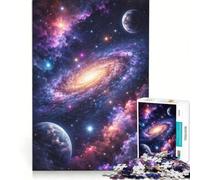 Rompecabezas de 1000 Piezas para Adultos: Explorando el Espacio, Juegos Familiares, Entrena tu Cerebro y Tus Manos, Toda la Familia 38x52cm
