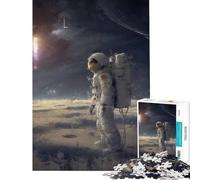 Rompecabezas de 1000 Piezas para Adultos Explorando un Amanecer alienígena Ayuda a ejercitar el Cerebro Regalos para Mujeres Juguete Educativo para Mayores de 14 años Juego 38x52cm