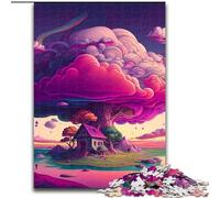 Rompecabezas de 1000 Piezas para Adultos, explosión de Nube de Hongo, Rompecabezas Imposible para Adultos, tamaño 50x75cm, Día de la Madre, cumpleaños, Navidad.