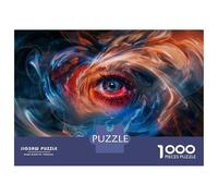 Rompecabezas De 1000 Piezas para Adultos Eye of The Storm Abstract Art Rompecabezas para Adultos Juguete Decoración De Pared Decoración De Pared Regalos Y Cumpleaños Únicos 38x26cm/1000pcs