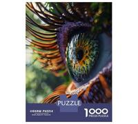 Rompecabezas De 1000 Piezas para Adultos Eyes of The Forest Rompecabezas para Adolescentes Juguetes De Bricolaje Desafío Difícil Juego Desafiante Regalos 70x50cm/1000pcs