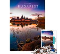 Rompecabezas de 1000 Piezas para Adultos Fabricado en Budapest Hungría Juego Educativo desafío Juguete Juego práctico antiestrés Regalo Divertido (tamaño 38x26cm)