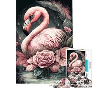 Rompecabezas de 1000 Piezas para Adultos Fábula del Flamenco Un desafío para completar Diseño de Montaje Juguete Decorativo para el hogar para Mayores de 14 años 50x75cm