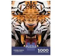 Rompecabezas De 1000 Piezas para Adultos Face Tiger 3D Rompecabezas para Adultos Juego Práctico Vacaciones En Casa Matar El Tiempo Actividades Divertidas En Casa 70x50cm/1000pcs