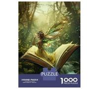 Rompecabezas De 1000 Piezas para Adultos Fairy Fantasy Book Cover Art Rompecabezas para Adultos Juego De Ingenio Desafío Educativo Difícil 70x50cm/1000pcs