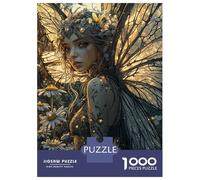 Rompecabezas De 1000 Piezas para Adultos Fairy with Golden Wings Rompecabezas para Adultos Juego De Ingenio Decoración Perfecta Regalos De Cumpleaños Y Únicos 52x38cm/1000pcs