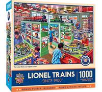 Rompecabezas de 1000 Piezas para Adultos, Familia o niños - The Lionel Store by Masterpieces - 19.25 x 26.75 Pulgadas - Compañía de Rompecabezas Estadounidense de Propiedad Familiar