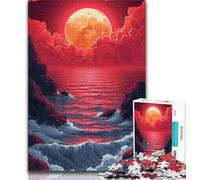 Rompecabezas de 1000 Piezas para Adultos fantasía Atardecer en el mar 1000 Piezas para Adolescentes desafiantes Juegos Familiares Juguete de Bricolaje para decoración de Pared del hogar Regalos