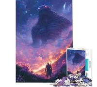 Rompecabezas de 1000 Piezas para Adultos fantasía misticismo Batalla de Monstruos Juguete Juego Intelectual Juego de ingenio análisis y lógica Regalos para Mujeres y Hombres (tamaño 38x26cm)