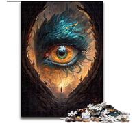 Rompecabezas de 1000 Piezas para Adultos, fantasía, Ojo de fénix Un Juego desafiante para Disfrutar en Familia con Piezas aleatorias Que encajan Perfectamente tamaño 50x75cm