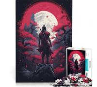 Rompecabezas de 1000 Piezas para Adultos, fantasía samurái Japonesa, Juego Educativo, Entrena tu Cerebro y Tus Manos, Mejora el Amor Entre Parejas 38x52cm