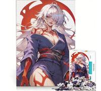 Rompecabezas de 1000 Piezas para Adultos, fantasía, Sangre, Mujer, Anime, Juego Imposible, decoración del hogar, Regalo Ideal para Toda la Familia 50x75cm