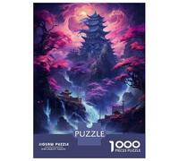Rompecabezas De 1000 Piezas para Adultos Fantasy Asian Landscape Art Print Rompecabezas para Adultos Juego Familiar Análisis Y Lógica Difícil Y Desafiante 52x38cm/1000pcs