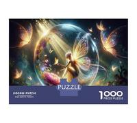 Rompecabezas De 1000 Piezas para Adultos Fantasy Butterfly Fairy Garden Rompecabezas para Adolescentes Juego Práctico Desafío Difícil Regalo De Cumpleaños, Regalos, 38x26cm/1000pcs