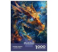 Rompecabezas De 1000 Piezas para Adultos Fantasy Dragon Wall Art Print-3 Rompecabezas para Adultos: Un Juego Práctico, Divertido Y Un Desafío Educativo con Humor 70x50cm/1000pcs