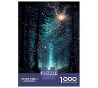 Rompecabezas De 1000 Piezas para Adultos Fantasy Magic Forest Rompecabezas para Adultos Juguetes DIY Una Obra De Arte Regalo De Cumpleaños, Regalos, 38x26cm/1000pcs