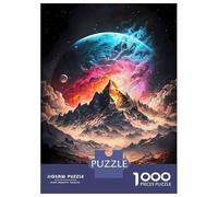 Rompecabezas De 1000 Piezas para Adultos Fantasy Night Forest Rompecabezas para Adultos Juego Práctico Decoración del Hogar Difícil Y Desafiante 52x38cm/1000pcs