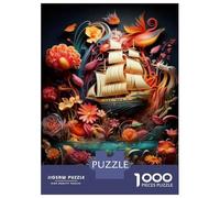 Rompecabezas De 1000 Piezas para Adultos Fantasy Ocean Adventure Rompecabezas para Adultos Juego Familiar Análisis Y Lógica Difícil Y Desafiante 52x38cm/1000pcs