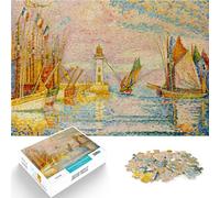 Rompecabezas de 1000 Piezas para Adultos Faro de Groix Juguetes educativos de Aprendizaje Juegos Familiares Mejorar la Memoria 52x38cm