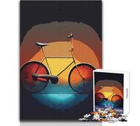 Rompecabezas de 1000 Piezas para Adultos: Fascinación por Las Bicicletas, Rompecabezas Familiar, Divertido y Divertido Juguete Educativo, tamaño 50x75cm