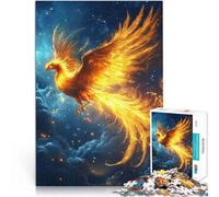 Rompecabezas de 1000 Piezas para Adultos Fénix en Vuelo Hecho de Papel，Apto para Personas Mayores de 14 años. Aprendizaje Educativo Mejorar el Amor Entre Parejas。tamaño：38x52cm/14.96x20.47pulgada
