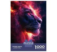 Rompecabezas De 1000 Piezas Para Adultos Fiery Lion Portrait Poster, Picture, Metal Print, Paint by Creed Rompecabezas Para Adultos Juguetes De Bricolaje Análisis Y Lógica Regalos De Cumpleaños Y Únic