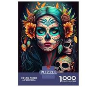 Rompecabezas De 1000 Piezas para Adultos Fiesta De Los Muertos Rompecabezas para Adultos Juego Práctico Decoración del Hogar Difícil Y Desafiante 70x50cm/1000pcs