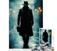 Rompecabezas de 1000 Piezas para Adultos Figura misteriosa bajo la Lluvia decoración del hogar Juguetes Regalo de cumpleaños Juego práctico Actividades Divertidas en casa tamaño 50x75cm
