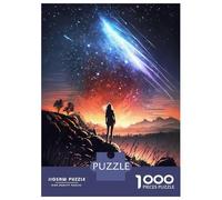 Rompecabezas De 1000 Piezas para Adultos Flame of Comet Landscape Rompecabezas Juguete Decoración De Pared Difícil Difícil Cumpleaños Y Navidad 38x26cm/1000pcs