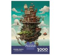 Rompecabezas De 1000 Piezas para Adultos Floating Village Rompecabezas para Adultos Juego De Ingenio Pero Divertido Y Humorístico Regalos De Cumpleaños Y Únicos 70x50cm/1000pcs