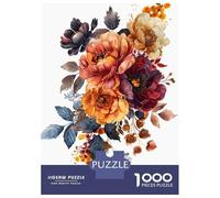 Rompecabezas De 1000 Piezas para Adultos Floral Elegance Rompecabezas para Adultos Juego Práctico Decoración Perfecta Regalos De Cumpleaños Y Únicos 70x50cm/1000pcs