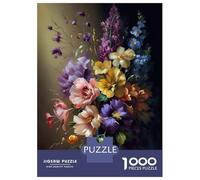 Rompecabezas De 1000 Piezas para Adultos Flower Art Series Style 8 Rompecabezas De Juguete Decoración De Pared Una Obra De Arte Cumpleaños Y Navidad 38x26cm/1000pcs