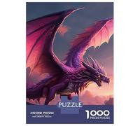 Rompecabezas De 1000 Piezas para Adultos Flying Stunning Dragon Rompecabezas para Adultos Juegos De Relajación Desafío Difícil Ayuda A Ejercitar El Cerebro 70x50cm/1000pcs